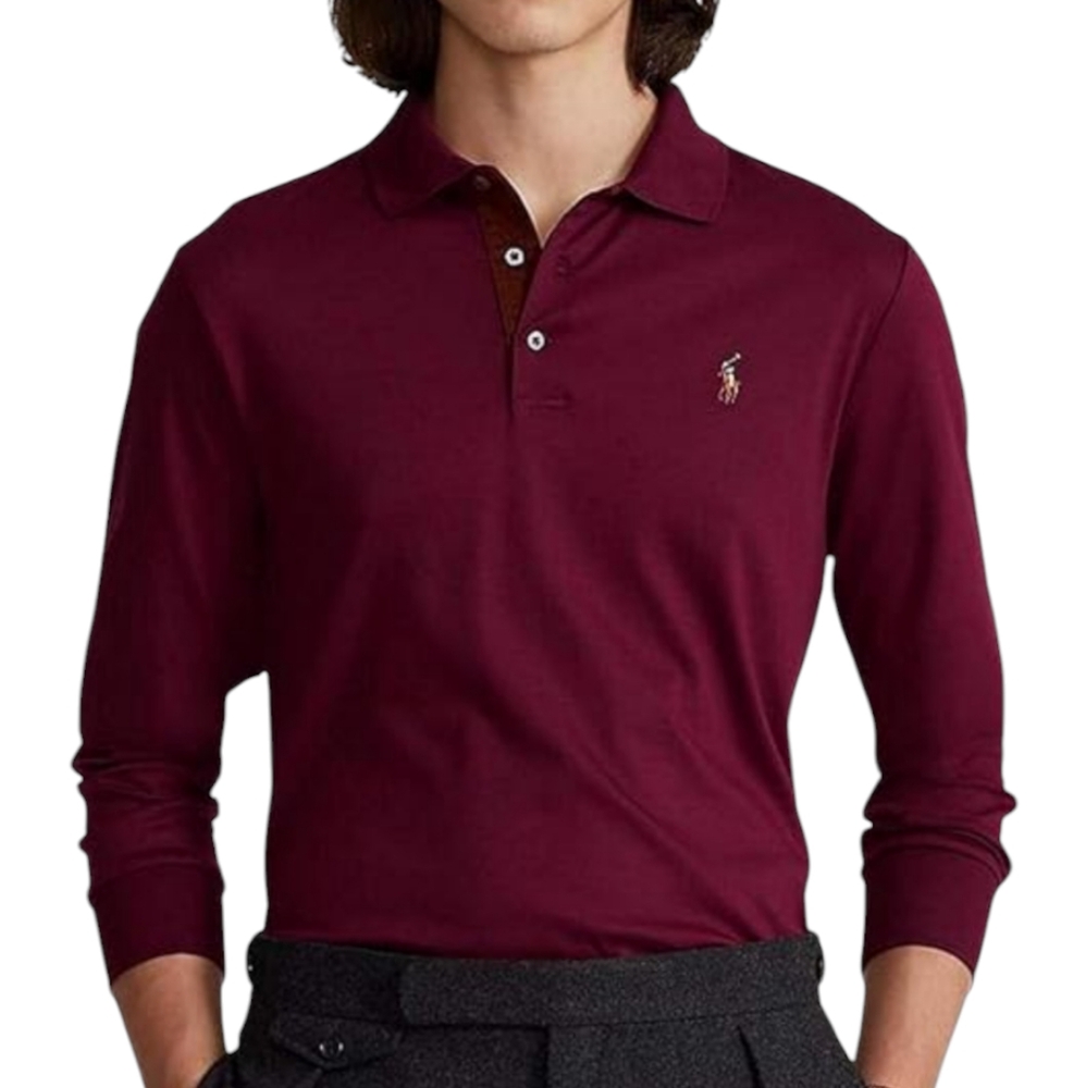 Polo by Ralph Lauren Long Sleeve Men's Polo Top.